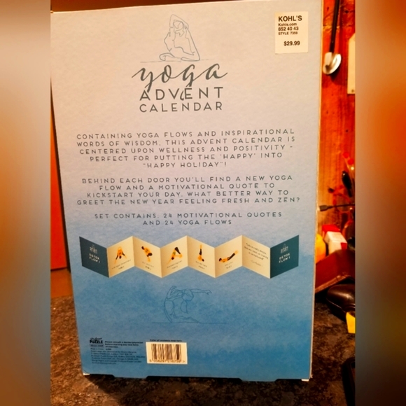 🌟FREE🌟 With 50$ purchase.. 24 Day Advent Yoga Calendar.. - Picture 2 of 4
